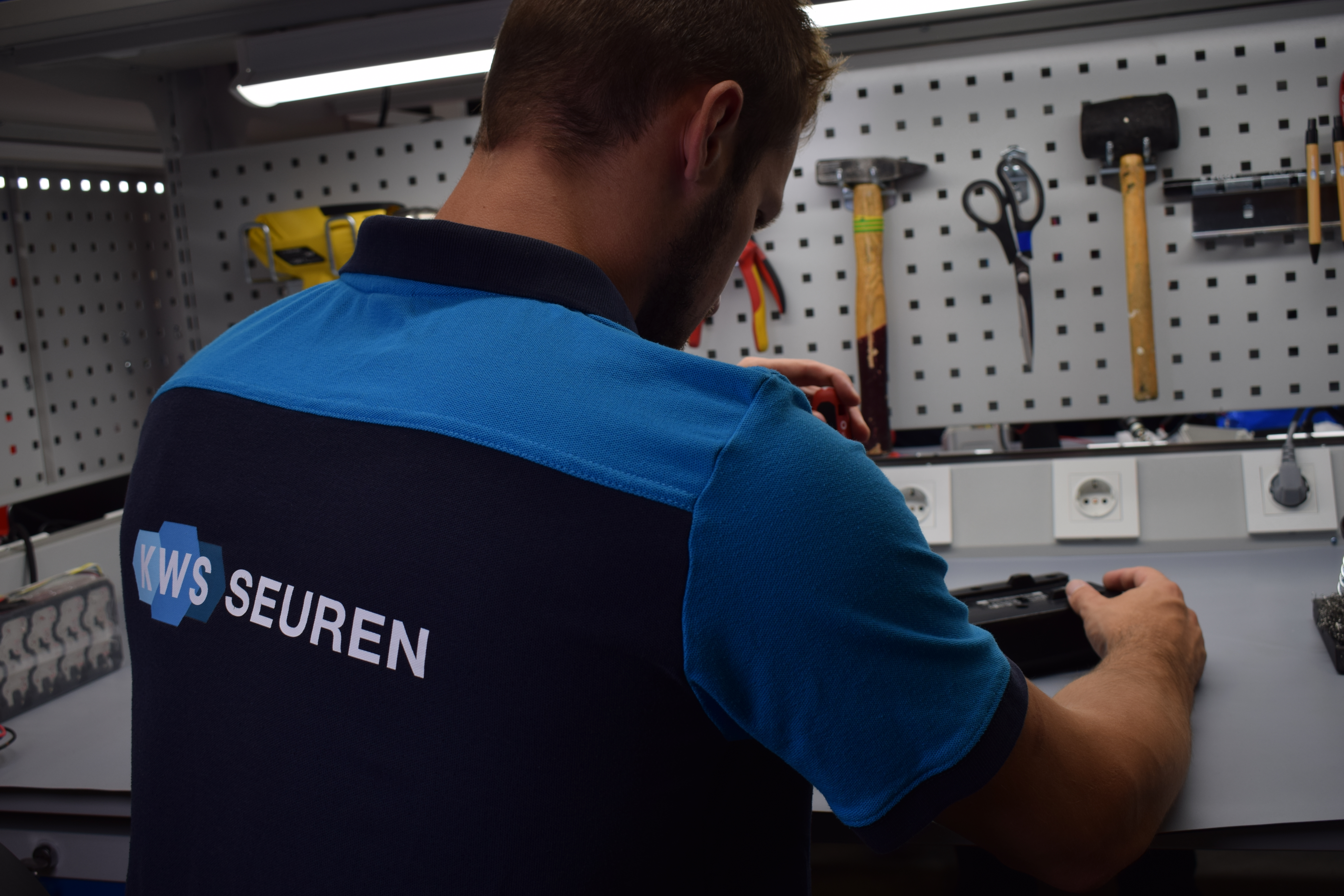 Werken aan een fietsaccu